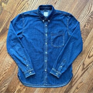 Sandro Denim Button Down Shirt (Size: XL)